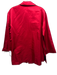 Lafayette 148 Size S Red Rayon Blend Satin Collar pocket Open Front Jacket Red / S