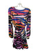 Willa Story Size Small Black & Multi Polyester Long Sleeve Abstract Print Dress Black & Multi / Small