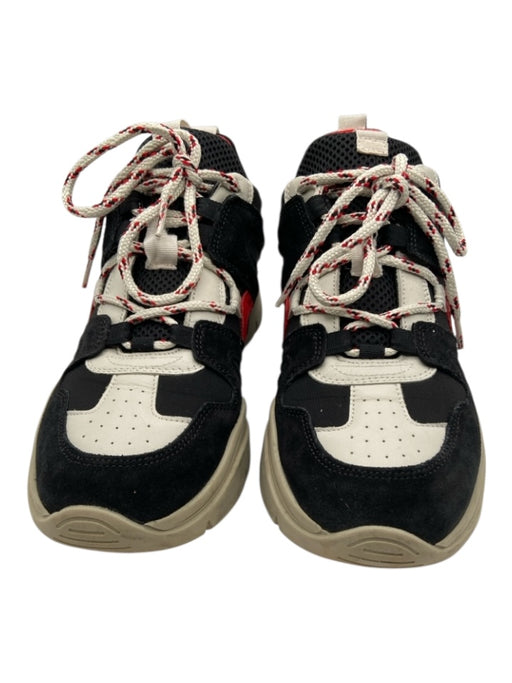Isabel Marant Shoe Size 38 Black, Red, White Leather Upper Almond Toe Sneakers Black, Red, White / 38