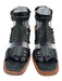 Ulla Johnson Shoe Size 38 Black & Brown Leather Upper Cork Heel Sandals Black & Brown / 38