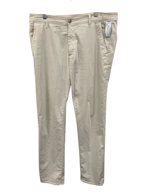 AG Size 36 Beige Cotton Blend Solid Khaki Men's Pants Beige / 36