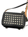 Reed Krakoff Black & Gray Leather Silver Hardware Windowpane Crossbody Bag Black & Gray / Mini