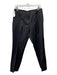 Dries Van Noten Size 38 Black Viscose & Linen Blend Solid Trouser Pants Black / 38