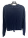 Minnie Rose Size S Navy Cashmere Long Sleeve Tie Detail Crew Neck Solid Sweater Navy / S