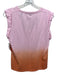 Veronica Beard Size S Pink & Orange Pima Cotton Gradient Sleeveless U Neck Top Pink & Orange / S