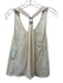XiRENA Size Small Cream White Cotton Sleeveless Gauze Racerback Top Cream White / Small