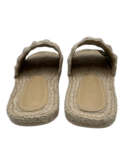Bottega Veneta Shoe Size 37 Beige Jute open toe Woven Flat Slides Espadrille Beige / 37