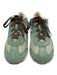Diadora Shoe Size 7.5 Green & Orange Leather Upper Lace Up Low Top Sneakers Green & Orange / 7.5