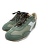 Diadora Shoe Size 7.5 Green & Orange Leather Upper Lace Up Low Top Sneakers Green & Orange / 7.5
