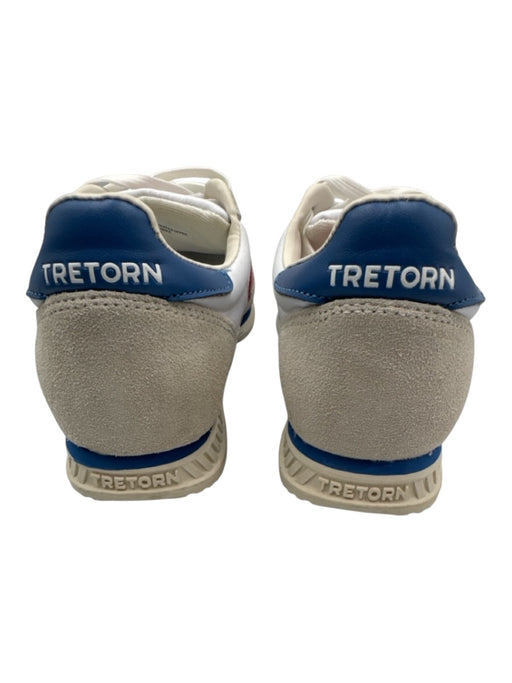 Tretorn Shoe Size 7.5 White, Gray, Multi Leather Fabric Block lace up Sneakers White, Gray, Multi / 7.5