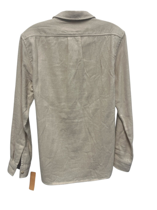 Closed Size XS Beige Cotton Twill Button Down Shacket Shirt Beige / XS