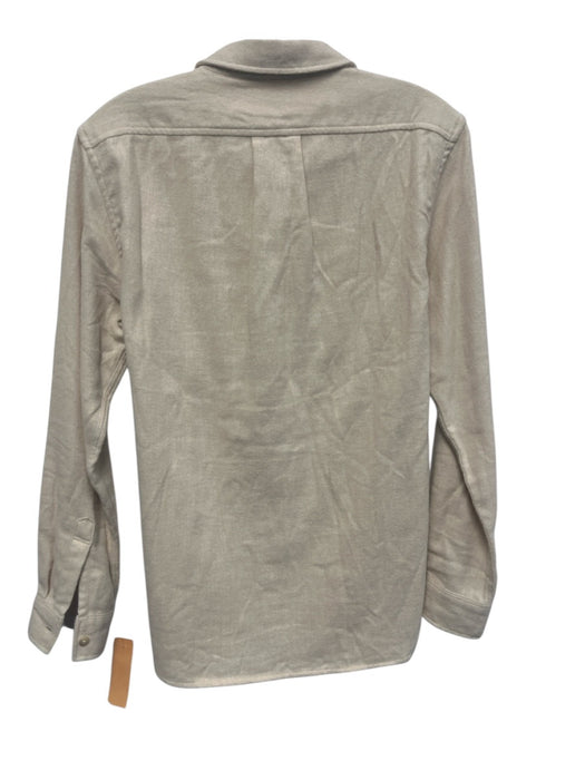 Closed Size XS Beige Cotton Twill Button Down Shacket Shirt Beige / XS