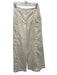 TWP Size 4 Cream Linen Blend Front Seam High Rise Wide Leg Pants Cream / 4