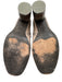 Coclico Shoe Size 37.5 Beige & Brown Leather Upper Side Zip Cap Toe Booties Beige & Brown / 37.5