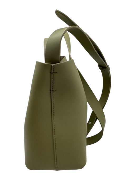 Aesther Ekme Light Green Leather Top Handle Crossbody Bag Light Green / Mini