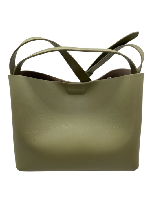 Aesther Ekme Light Green Leather Top Handle Crossbody Bag Light Green / Mini