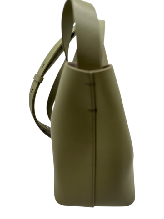 Aesther Ekme Light Green Leather Top Handle Crossbody Bag Light Green / Mini