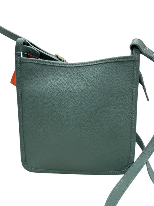 Longchamp Aqua Leather Crossbody Bag Aqua / Small