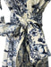 Samantha Sung Size 6 Cream White & Blue Cotton Blend 3/4 Sleeve Pleated Dress Cream White & Blue / 6