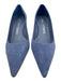 Stuart Weitzman Shoe Size 8.5 Periwinkle Blue Leather Suede Pointed Toe Pumps Periwinkle Blue / 8.5