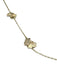 Anabel Aram Gold Tone 18k Gold Plated Cubic Zirconia Butterfly Station Necklace Gold Tone
