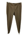 Peserico Size 42 Taupe Gray Polyester Blend Mid Rise Tapered Pants Taupe Gray / 42