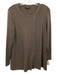 Lafayette 148 Size Small Brown Gray Wool Long Sleeve Knit Tulip Top Brown Gray / Small