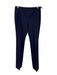 Gucci Size 42 Navy Wool Blend Trouser Side Zip Slim Pants Navy / 42