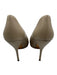 Gucci Shoe Size 38.5 Beige Leather Peep Toe Stiletto Platform Pumps Beige / 38.5