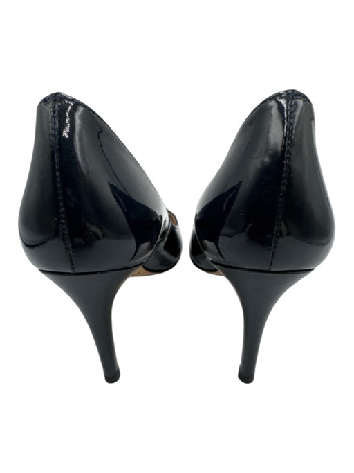 LK Bennett Shoe Size 39 Black Patent Leather Pointed Toe Stilletto Pumps Black / 39