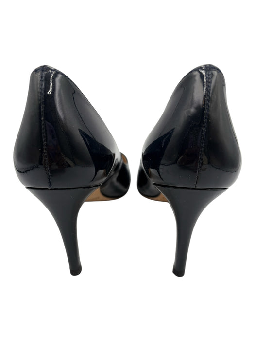 LK Bennett Shoe Size 39 Black Patent Leather Pointed Toe Stilletto Pumps Black / 39