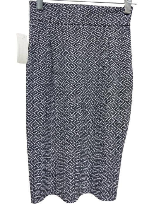 Chiara Boni Size P White & Black Polyamide Blend All Over Print Midi Skirt White & Black / P