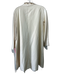 Eileen Fisher Size L Cream Silk Textured Open Front Long Jacket Cream / L