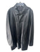 Vera Pelle AS IS Size 52 Black Leather Solid Buttons Men's Jacket Black / 52