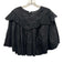 Isabel Etoile Marant Size S Black 1/2 Bell Sleeve Crochet Lace Top Black / S