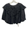 Isabel Etoile Marant Size S Black 1/2 Bell Sleeve Crochet Lace Top Black / S