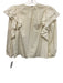 Ulla Johnson Size 2 Cream White Cotton Long puff sleeve Top Cream White / 2