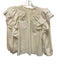 Ulla Johnson Size 2 Cream White Cotton Long puff sleeve Top Cream White / 2