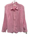 XiRENA Size S Light Pink Cotton Pleated Shoulder Long Sleeve Button Up Shirt Top Light Pink / S