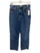 Agolde Size 26 Medium dark wash Cotton Denim High Rise Button & Zip Fly Jeans Medium dark wash / 26