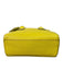 Kate Spade Yellow Leather Pebbled Zip Close Bag Yellow