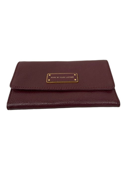 Marc By Marc Jacobs Burgundy Leather Wallets Burgundy