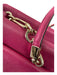 Coach Magenta Pink Leather goldtone hardware Saffiano Satchel Bag Magenta Pink