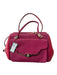 Coach Magenta Pink Leather goldtone hardware Saffiano Satchel Bag Magenta Pink