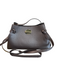 Isadora Brown Pebbled Leather Gold hardware Top Strap Magnetic Snap Closure Bag Brown