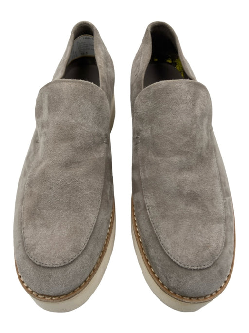 Vince Shoe Size 39.5 Light Gray Suede Foam Sole Platform Loafers Light Gray / 39.5