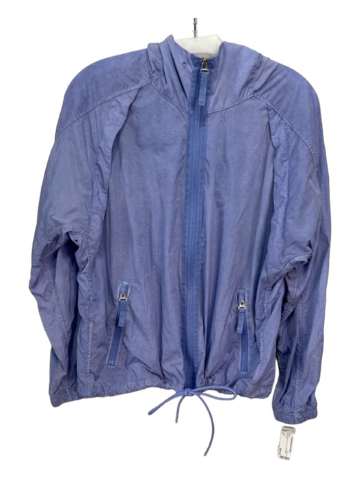 Athleta Size S Purple Nylon Zip Hood Long Sleeve Jacket Purple / S