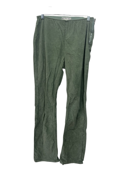 We The Free Size 29 Sage green Cotton Blend D Frame High Rise Side Zip Pants Sage green / 29
