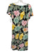 Lauren Ralph Lauren Size 8 Green & Multi Polyester Surplice Back Zip Dress Green & Multi / 8