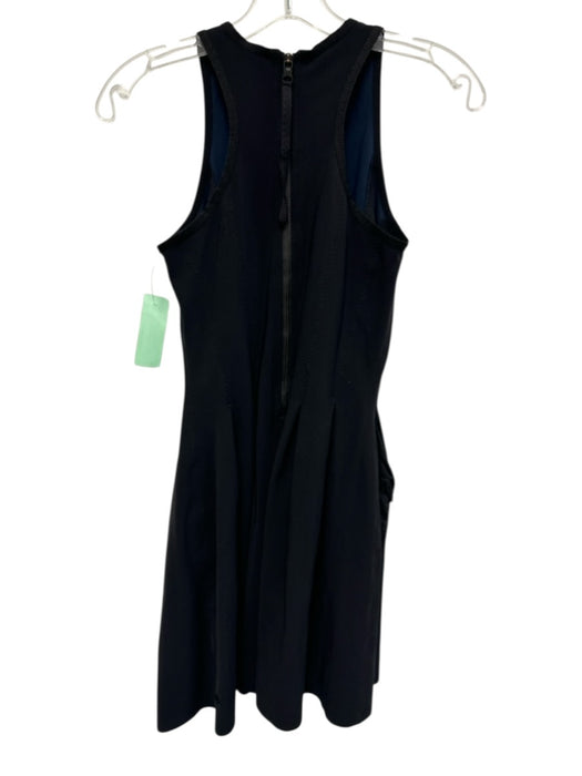 Lululemon Size S Black No Fabric Tag Sleeveless Darted Pleat Detail Dress Black / S